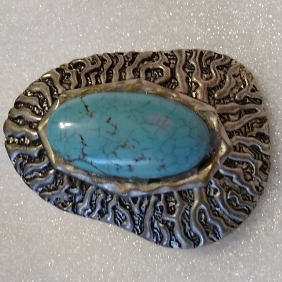 Nwt Faux Turquoise Stretch Ring - Picture 8 of 8